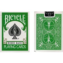 Bicycle Rıder Back Index Green Oyun Kartı-Bıcycle