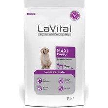 Lavital Büyük Irk Kuzu Etli Yavru Köpek Maması 3 kg