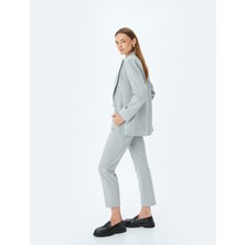 Koton Cepli Slim Fit Yüksek Bel Cigarette Kumaş Pantolon