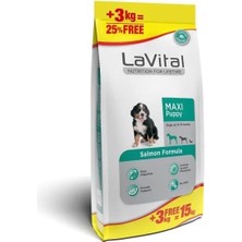 Lavital Büyük Irk Somonlu Yavru Köpek Maması 15 kg