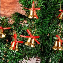 Okavango 9'lu Yılbaşı Ağacı Süsleme Seti Gold Renk Çan Ağaç Süsü