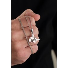 TMT Silver Gümüş Osmanlı Tuğra Tuğrası Erkek Kolye