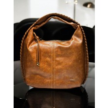 Isola El ve Kol Çantası Olarak Tasarlanmış Suni Deri Bayan Omuz Çantası SL.73634748TB