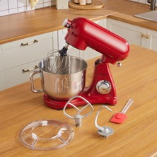 Karaca Powercast Chef Döküm Stand Mikser Rudolph Red Mutfak Şefi 1800W 6,2 Lt