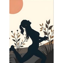 Aktüel Matisse - Boho - Art Deco - Soyut - Doğa ( 3 Lü Çerçevesiz ) Poster - Afiş - Tablo KR2C00027/