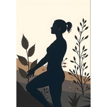 Aktüel Matisse - Boho - Art Deco - Soyut - Doğa ( 3 Lü Çerçevesiz ) Poster - Afiş - Tablo KR2C00027/