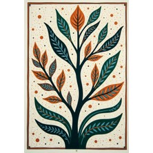 Aktüel Matisse - Boho - Art Deco - Soyut - Doğa ( 3 Lü Çerçevesiz ) Poster - Afiş - Tablo KR2C00021/