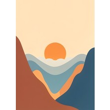 Aktüel Matisse - Boho - Art Deco - Soyut - Doğa ( 3 Lü Çerçevesiz ) Poster - Afiş - Tablo KR2C00858/