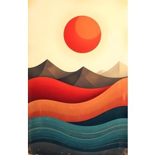 Aktüel Matisse - Boho - Art Deco - Soyut - Doğa ( 3 Lü Çerçevesiz ) Poster - Afiş - Tablo KR2C00892/