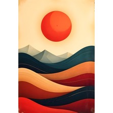 Aktüel Matisse - Boho - Art Deco - Soyut - Doğa ( 3 Lü Çerçevesiz ) Poster - Afiş - Tablo KR2C00892/