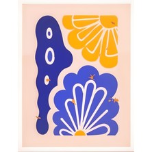 Aktüel Matisse - Boho - Art Deco - Soyut - Doğa ( 3 Lü Çerçevesiz ) Poster - Afiş - Tablo KR2C00710/