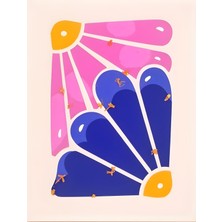 Aktüel Matisse - Boho - Art Deco - Soyut - Doğa ( 3 Lü Çerçevesiz ) Poster - Afiş - Tablo KR2C00710/