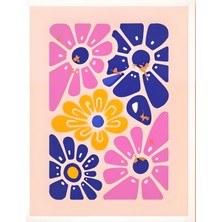 Aktüel Matisse - Boho - Art Deco - Soyut - Doğa ( 3 Lü Çerçevesiz ) Poster - Afiş - Tablo KR2C00710/