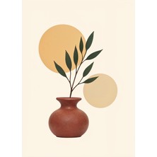 Aktüel Matisse - Boho - Art Deco - Soyut - Doğa ( 3 Lü Çerçevesiz ) Poster - Afiş - Tablo KR2C00083/