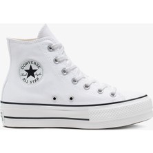 Converse Chuck Taylor All Star Lift Hi Unisex Beyaz Sneaker Platform Tabanlı Kadın Ayakkabı