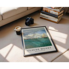 Fark Tanıtım Monet Çerçevesiz Poster, Modern Dekoratif Çerçevesiz Poster, Tablo