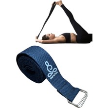 Remege Yoga Kemeri - Yoga Kayışı - Yoga Germe Kayışı - Yoga Baskılı Yoga Kemeri 180 cm Çift Halkalı