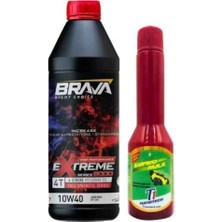 Brava Extreme 9000 4t 10W40 Yağ Katkılı Ekonomik Paket