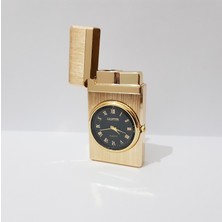 Lighter Metal Saatli Çakmak Cep Saati ve Çakmak 7x3.5x1 cm