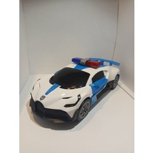 Bugatti Işıklı Müzikli 360 Derece Dönen Çarp Dön Polis Arabası