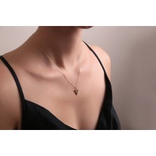 Çelikoğlu Kuyumculuk 8 Ayar Altın Üçgen Kolye 1,58 gr