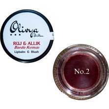 Olivya Dükkan Ruj&Allık Bordo Kırmızı