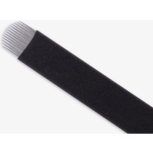 Biomaser Superblack Serisi Microblading Kalıcı Makyaj Iğnesi / 14CF ( 1 Adet)