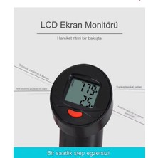 Reidan Pb-35 Dikey Model Stepper Egzersiz Aleti Bantlı Adım Bandı Step Hava Tırmanıcısı Direnç Bandı ve LCD Ekranlı Adım Spor Egzersiz Makinesi