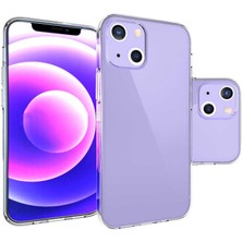 Nevarium iPhone 15 Plus Kılıf Lüx Şeffaf Kamera Korumalı Silikon Kılıf