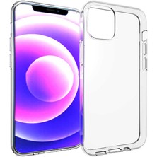 Nevarium iPhone 15 Plus Kılıf Lüx Şeffaf Kamera Korumalı Silikon Kılıf