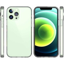 Nevarium iPhone 15 Pro Kılıf Lüx Şeffaf Kamera Korumalı Silikon Kılıf