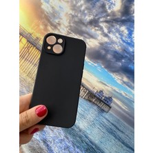 Iphone 15 Uyumlu Rubber Silikon Siyah Kılıf