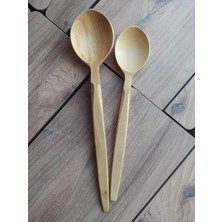 Değerli Hobi El Yapımı Şimşir Kaşıt Seti 2 Adet  29 cm  , 25 cm