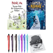 Süper Başkan Zamanı Durduran Saat ve Tavşan Dişli Bir Gözlemcinin Notları 2'li Set + Hediyeli