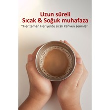 Hadgift kişiye  ısimli baskılı termos filtreli 304 paslanmaz çelik çift katmanlı sızdırmaz 380 ml termos