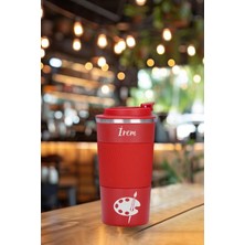 Hadgift kişiye  ısim baskılı 500 ml çift katmanlı 304 paslanmaz çelik termos mug