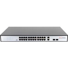 URANIUM POE-2421SFP-300W 24 PORT 10/100+2X GIGABIT UPLINK +1XSFP 250 METRE POE RACKMOUNT SWITCH (REALTEK CHIPSET)