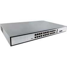 URANIUM POE-2421SFP-300W 24 PORT 10/100+2X GIGABIT UPLINK +1XSFP 250 METRE POE RACKMOUNT SWITCH (REALTEK CHIPSET)