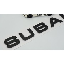 Dk Tuning Subaru Impreza Forester Bagaj Siyah Abs 3m 3D Yazı Logo