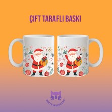 North Whiskers Santa's Tale Noel Baba Baskılı Kupa Bardak