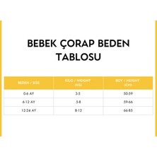 Anntibakteriyel 3 Lü Paket Medikal Bebek Çorap