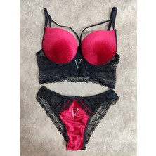 Vs Kadife Destekli Sütyen Takım