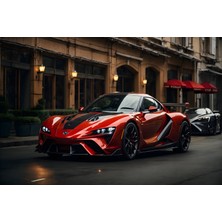 Aden Dekoratif Spor Araba Kanvas Tablo