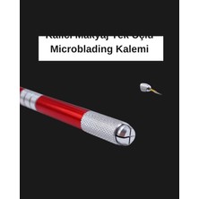 Biomaser Kalıcı Makyaj Tek Uçlu Microblading Kalemi - Kırmızı