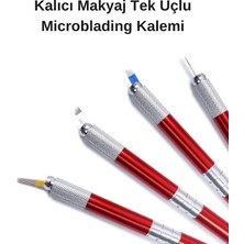 Biomaser Kalıcı Makyaj Tek Uçlu Microblading Kalemi - Kırmızı