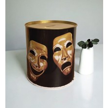 Tiyatro Maske Figürü Desenli Kumbara