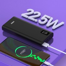 Phixi Hızlı Şarjlı Force 20.000 mAh Powerbank LCD Ekranlı  22.5W Pd Destekli Taşınabilir Şarj Cihazı