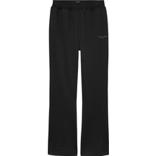 Siyah Kadın Yüksek Bel Standart Fit Eşofman Altı Tjw Lınear Sweatpant