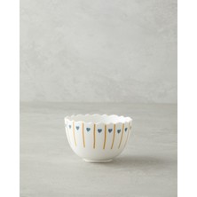 English Home Retro Hearty New Bone China Kase 10 cm Beyaz - Mavi