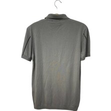 Imoop Design Erkek Fermuarlı Polo Yaka Çizgili Triko Tişört